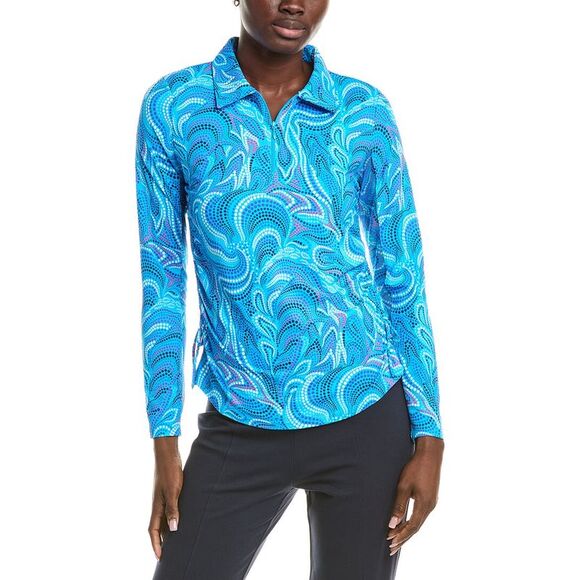 Ibkul Womens  Adjustable Length Top, Blue - Picture 1 of 3